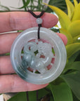 Baikalla™ Genuine Burmese Green Jadeite Jade Kirin ( QiLin )  Pendant Necklace (Kirin ( QiLin )  Lucky)