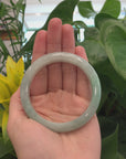 Classic Genuine Green Jadeite Jade Bangle (56.76 mm) 