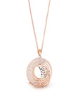 Baikalla Jewelry gemstone jewelry 18K Rose Gold "As You Wish" Necklace with Zircon