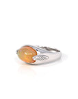 Baikalla Jewelry Gold Opal Ring Baikalla™ "Charlotte" 18K Gold Ethiopian Opal Men's Ring