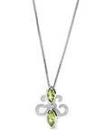 Baikalla Jewelry Gemstone Ring Baikalla™ Sterling Silver Light Green Peridot Pendant