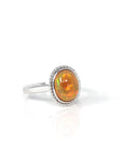 Baikalla Jewelry Gold Opal Ring Baikalla™ "Charlotte" 18K Gold Ethiopian Opal Rope Ring