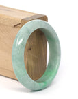 Baikalla Jewelry Jadeite Jade Bangle Bracelet Genuine Burmese Forest Green Jadeite Jade Bangle Bracelet (54.8 mm) 