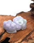 Baikalla Jewelry genuine jadeite carving Baikalla™ High-End Pi Xiu Genuine Burmese Lavender Jadeite Jade PiXiu Pendant Necklace (FengShui Lucky)