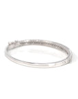 Baikalla Jewelry Gold Diamond Bangle Bracelet 14k White Gold Diamond Oval Luxury Bangle Bracelet