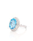 Baikalla Jewelry Gemstone Ring Baikalla™ Sterling Silver Sky Blue Topaz Ring