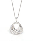 Baikalla Jewelry gemstone jewelry Pendant Only 18k White Gold Necklace With Zircon