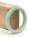 Baikalla Jewelry Jadeite Jade Bangle Bracelet Baikalla™ "Classic Bangle" Genuine Burmese Green Jadeite Jade Bangle Bracelet ( 58.4 mm) 