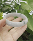 Genuine Burmese Jadeite Jade Bangle Bracelet ( 61.01 mm )