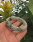 Genuine Burmese Jadeite Jade Bangle Bracelet (56.2 mm) 