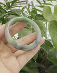 Baikalla Blue-Green Classic Real Jadeite Jade Bangle Bracelet (57.13mm) 