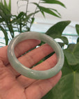 Classic Green Natural Burmese Jadeite Jade Bangle (56.90 mm) 