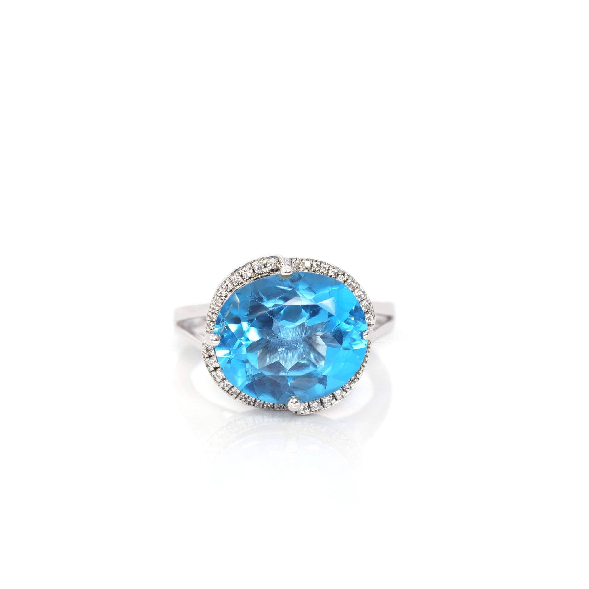 Baikalla Jewelry Gemstone Ring 6 Baikalla™ Sterling Silver Sky Blue Topaz Ring