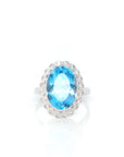 Baikalla Jewelry Gemstone Ring Baikalla™ Sterling Silver Sky Blue Topaz Ring