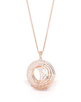 Baikalla Jewelry gemstone jewelry 18K Rose Gold "As You Wish" Necklace with Zircon