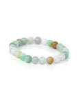 Baikalla Jewelry jade beads bracelet Genuine Jadeite Jade Round Multiple Colors Beads Bracelet (8.5 mm)