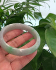 Baikalla™ "Classic Bangle" Genuine Jadeite Jade Green Bangle Bracelet (62.44mm)