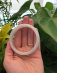 Genuine Burmese Jadeite Jade Bangle Bracelet (56.56 mm) 