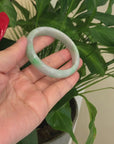 Baikalla™ "Classic Bangle" Genuine Burmese Green Jadeite Jade Bangle Bracelet ( 53.35 ) 