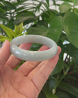 Baikalla "Classic Bangle" Genuine Green Jadeite Jade Bangle (58.35 mm) 