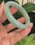 Genuine Burmese Ice Jadeite Jade Bangle Bracelet ( 57.6 mm )