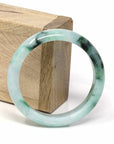 Baikalla Jewelry Jadeite Jade Bangle Bracelet Genuine Burmese Jadeite Jade Bangle Bracelet (56.2 mm) 