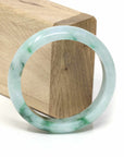 Baikalla Jewelry Jadeite Jade Bangle Bracelet Genuine Burmese Jadeite Jade Bangle Bracelet (56.2 mm) 