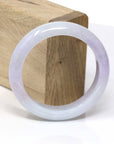 Baikalla Jewelry Jadeite Jade Bangle Bracelet Genuine Lavender Jadeite Jade Bangle  Bracelet ( 55.2 mm ) 