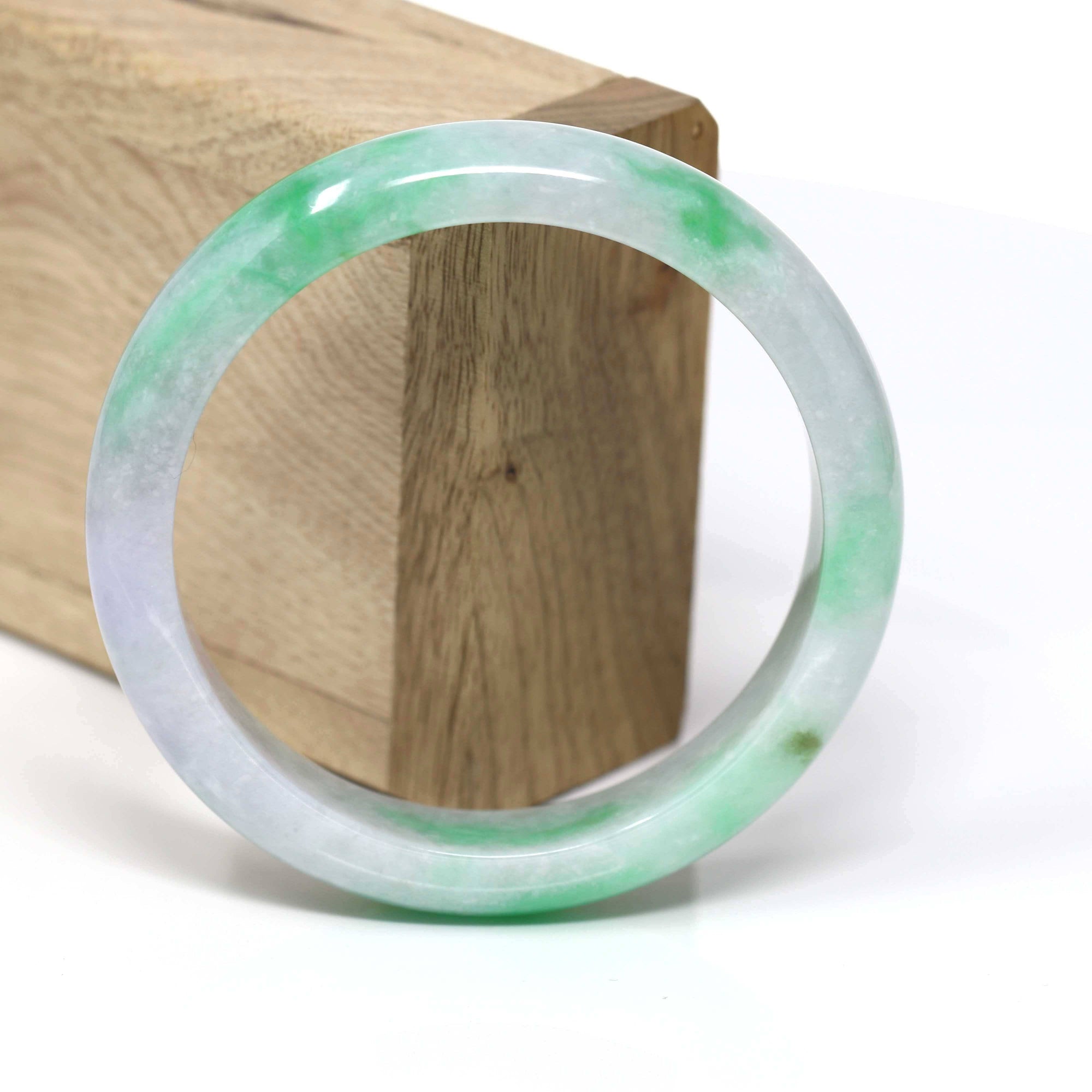 Baikalla Jewelry Jadeite Jade Bangle Bracelet Natural Jadeite Jade Bangle Bracelet ( 60.0 mm )#440