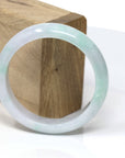 Baikalla Jewelry Jadeite Jade Bangle Bracelet Natural Burmese Jadeite Jade Bangle Bracelet ( 57.5 mm )