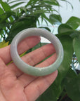 Baikalla™ "Classic Bangle" Genuine Jadeite Jade Green Bangle Bracelet (54.62mm)