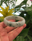 Baikalla Classic Real Jade Jadeite Bangle Bracelet (60.31 mm)