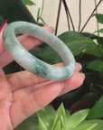 Real Burmese Jadeite Jade Bangle Bracelet (  57.8 mm )