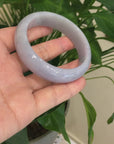 Genuine Burmese Lavender Jadeite Jade Bracelet Bangle (59.16 mm) 