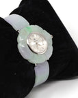 Baikalla Jewelry genuine jadeite carving watch Genuine Burmese Lavender- Green Jadeite Jade Watch (Art & Collectibles)