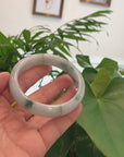 Genuine Burmese Blue-green Jadeite Jade Bangle Bracelet (60.39mm) 