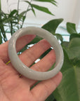 Baikalla™ "Classic Bangle" Genuine Burmese Jadeite Jade Bangle Bracelet ( 58mm )T169