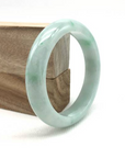 Baikalla Jewelry Jadeite Jade Bangle Bracelet Genuine Burmese Green Jadeite Jade Bangle Bracelet (56.6mm)