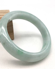 Baikalla Jewelry Jadeite Jade Bangle Bracelet Genuine Burmese Green Jadeite Jade Bangle Bracelet (56.6mm)