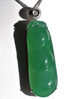 Baikalla Jewelry God Jadeite Necklace "Lucky Green Pea" High End Imperial Jadeite Baikalla Jewelry Signature Pendant