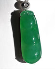 Baikalla Jewelry God Jadeite Necklace "Lucky Green Pea" High End Imperial Jadeite Baikalla Jewelry Signature Pendant