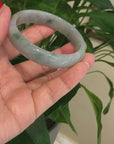 Genuine Burmese Jadeite Jade Bangle Bracelet (58.9 mm) 