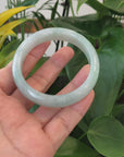 Baikalla "Classic Bangle" Genuine Green Jadeite Jade Bangle ( 57.57 mm ) 