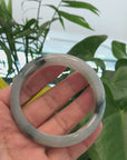 Genuine Burmese Ice Jadeite Jade Bangle Bracelet ( 60.91 mm )