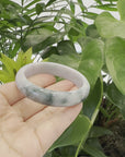 Genuine Burmese Jadeite Jade Bangle Bracelet (  57.58 mm )