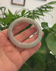 Genuine Burmese Green Jadeite Jade Bangle Bracelet (56.05 mm) 