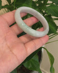 Genuine Burmese Jadeite Jade Bangle Bracelet (56.14 mm) 