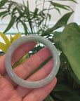 Classic Genuine Green Jadeite Jade Bangle (53.77 mm) 