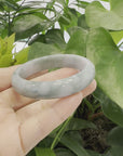 Genuine Burmese Jadeite Jade Bangle Bracelet ( 57.61 mm )