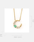 Baikalla Jewelry Emerald Pendant Necklace 18k Yellow Gold & AA Emerald Pendant Necklace with Diamonds